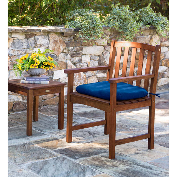 Red Barrel Studio® Eucalyptus Patio Dining Armchair Wayfair